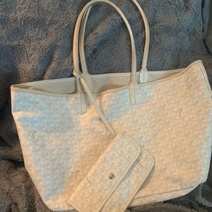 Goyard White PM St.Louis Tote